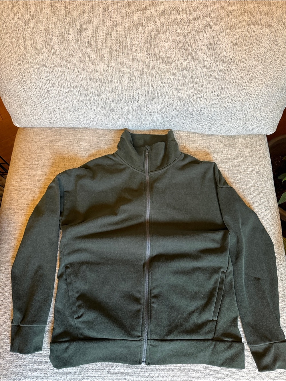 Mondetta Olive Green Full-Zip Jacket